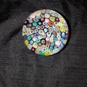 Vintage Perthshire Scotland PP4 Concentric Millefiori Paperweight